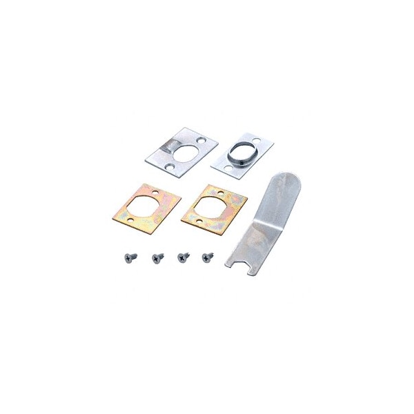 Aluminum Top and Bottom Strikes for use W/ Concealed Vertical Rod Panic Exit Devices